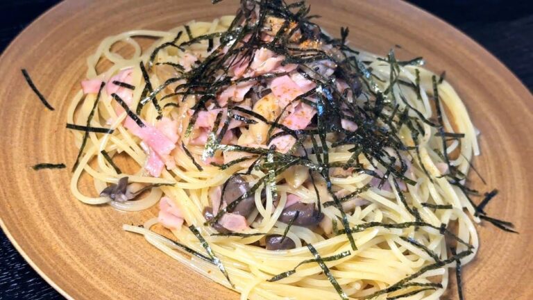 ポン酢を使った絶品和風パスタの作り方を伝授します。永久保存版です。