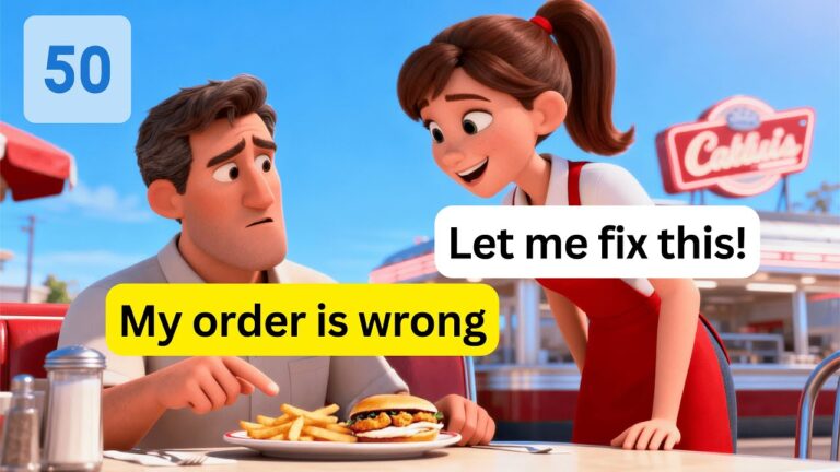 50 Easy English Conversations for Beginners | Real Life Dialogues (A1-A2)