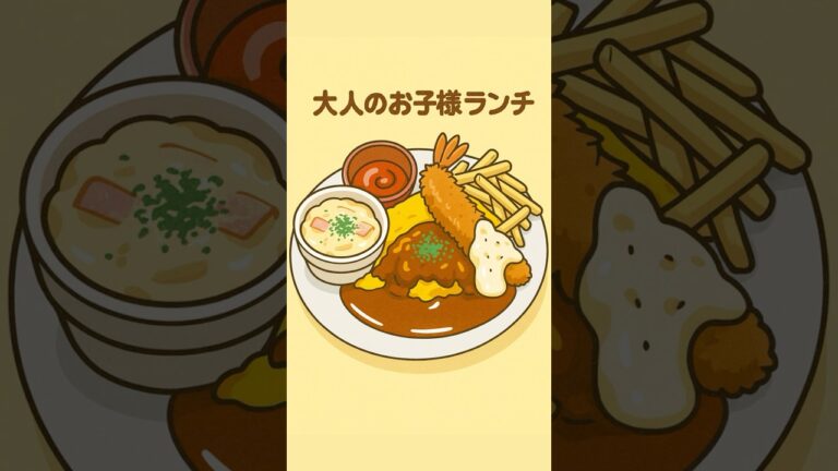 大人のお子様ランチ　#大人の本気　#エビフライ 　#オムライス　#グラタン　#フライドポテト　 #お子様ランチ