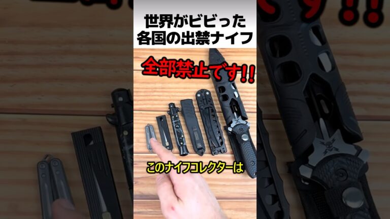 世界でバズったナイフコレクター