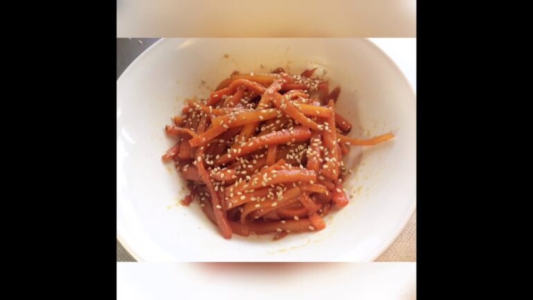 にんじんのごまみそ炒め