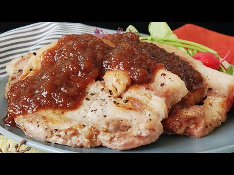 【肉塊をがぶり】がっつり豚の生姜焼き風