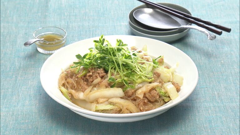 【3分クッキング公式】たっぷり白菜の麻婆春雨