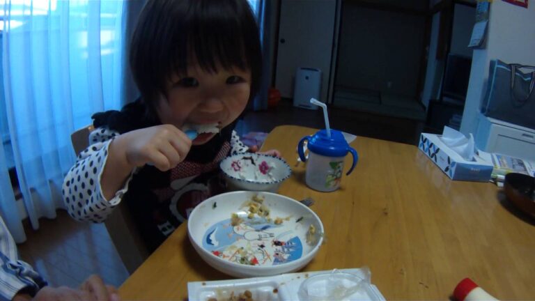 納豆大好き！！我が家の２歳っ娘です♪