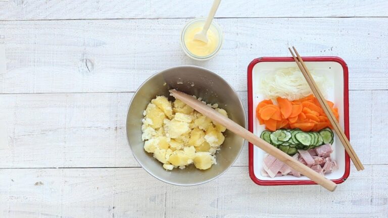 基本のポテトサラダサンド｜じゃがいもと具材の合わせ方｜食パンで作る基本のサンドイッチ講座 part2｜#パン食系女子