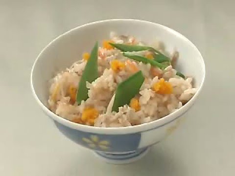 鶏ひき肉とごぼうの春の炊き込みごはん　レシピ動画