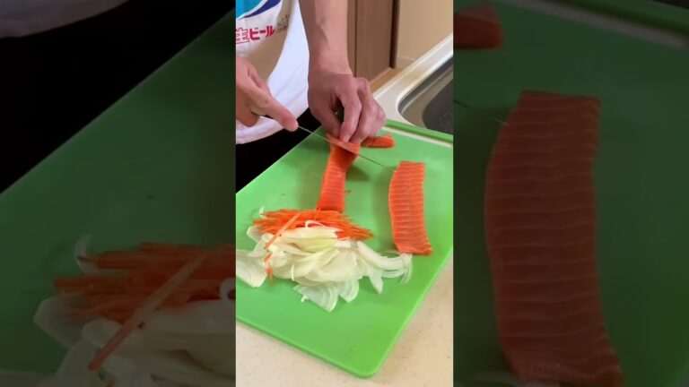 サーモンマリネ #cooking