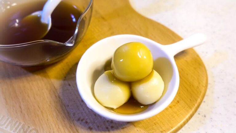 米粉と豆腐でみたらし団子/Mitarashi dumpling