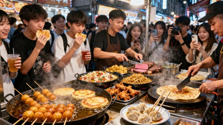 近期中国年轻人最喜爱的美食合集！超60种小吃！精彩的2小时！