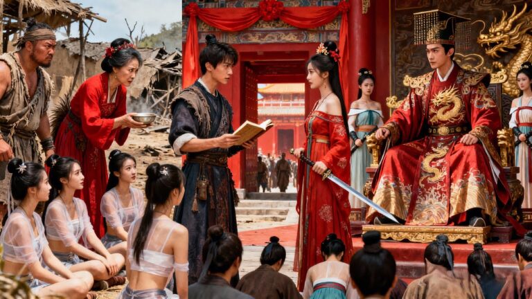 [Multi SUB] ｜现代人穿越到古代灾荒年，成为猎户家的傻子，被嫂子悉心照料！他凭借现代学识快速成长，迎娶多位美女！#剧能充电站 #MiniDrama#精彩大陆短剧