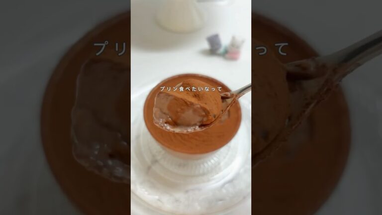 材料4つ太らないチョコプリン🍫💗