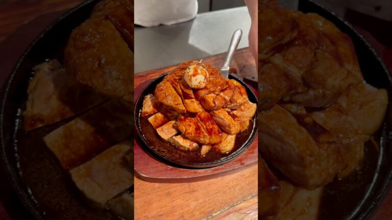 にんにくがっつり極厚トリプルトンテキ定食🍖 #japanesefood