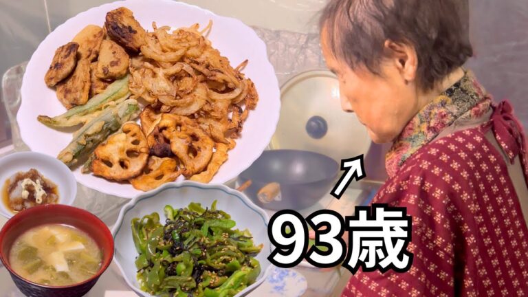 天ぷらとピーマンの塩昆布和え｜支援センターで運動中｜視聴者さんから褒められて嬉しかった話