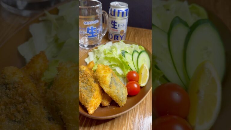 スズキで作る白身魚のフライ#cooking #food #晩酌 #魚