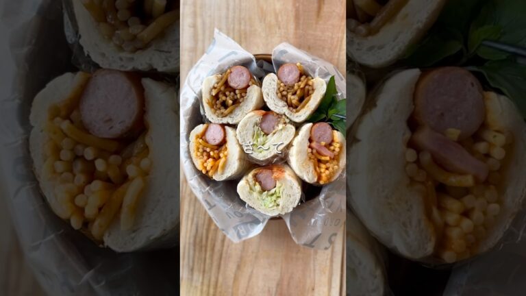 【ウインナーロール】#shorts #お弁当詰め方動画 #ロールパン #簡単お弁当