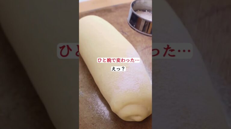【冷蔵発酵】翌日のやわらかさに友人も驚いた👀‼️#パン作り #パン教室 #冷蔵発酵