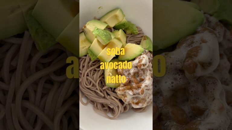 ただ乗せるだけ〜楽しよ〜 #蕎麦レシピ#アボカドレシピ #納豆レシピ #ひとり暮らし #一人暮らしの食事 #一人暮らしの日常 #一人暮らし女子