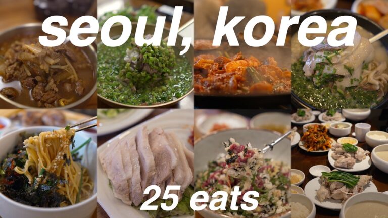 【韓国旅行】ソウルグルメ25軒まとめ！全軒ひとりでも行けるおすすめの人気店から穴場まで！ソウルvlog