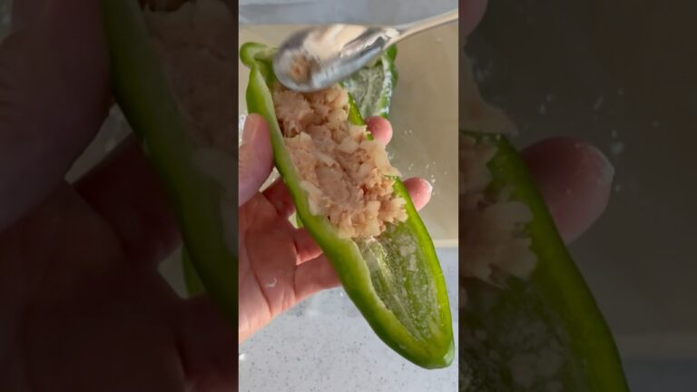 ピーマンの肉詰め#cooking #料理 #ピーマン