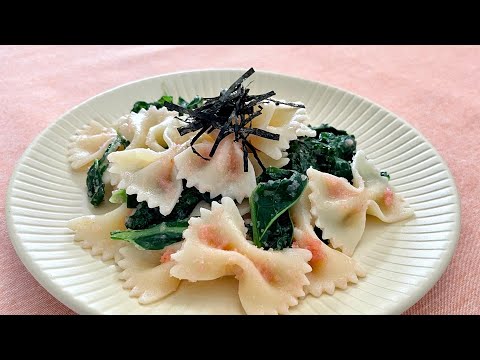 【野菜三昧㉓】たっぷりケールとめんたいこのショートパスタ／ケールとエノキタケのツナマヨあえ【レシピ動画】