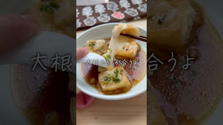 食べた人全員が旨いと言った【揚げ出し餅】