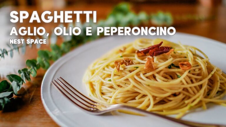 【乳化させる裏技でプロの味！】#044 本格ペペロンチーノ(アーリオオーリオ)の作り方 // How To Make Spaghetti Aglio, Oglio e Peperoncino