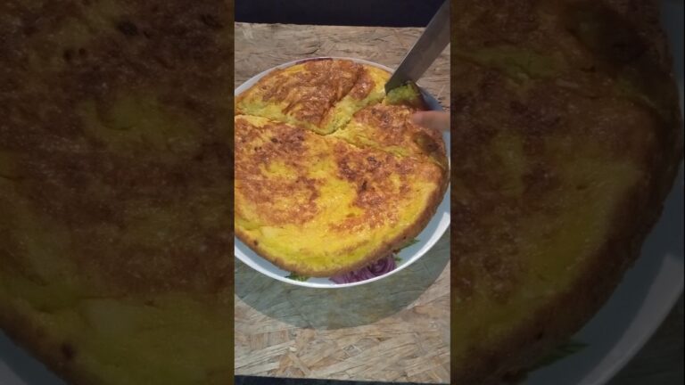 Potato Egg Frittata | Easy Breakfast Recipe #food #cooking #asmr #shorts #vlog