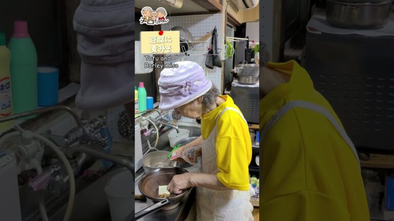 ダイエットにおすすめ 90歳ばあちゃん元気ママさんの冷や汁に挑戦。＃shorts