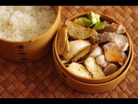 Obento Making 20131017 （ゆで鶏のスイートチリソース弁当）