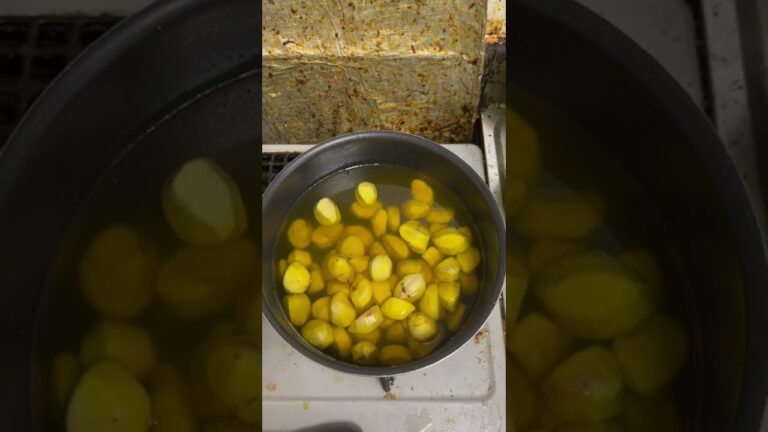 栗の甘露煮。
