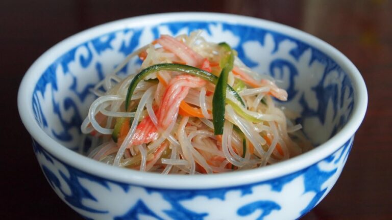 作り置き　土佐酢で和える【春雨サラダ】の作り方