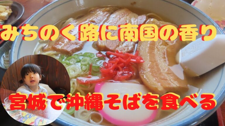 みちのく路に南国の香り♪宮城で沖縄そばを食べる