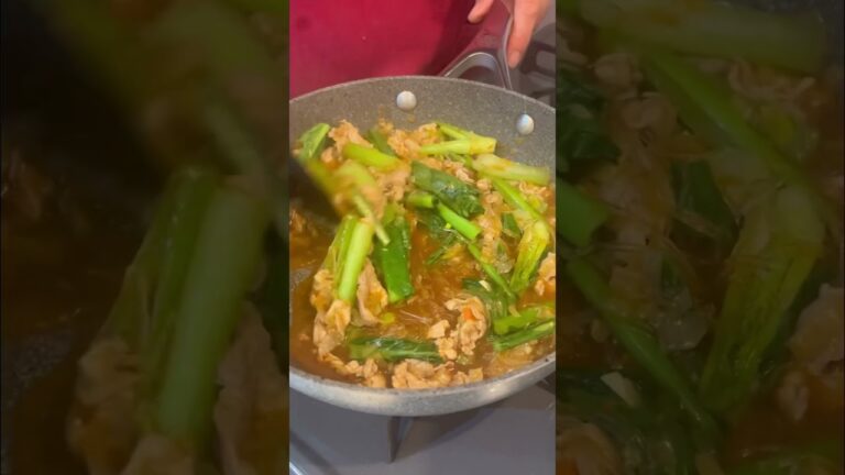 ＼春雨は別茹で不要／豚肉と春雨の中華炒め レシピはコメント欄に記載 #shorts