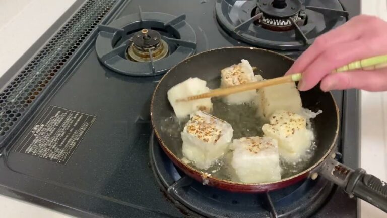 フライパン１つで作る揚げ出し豆腐