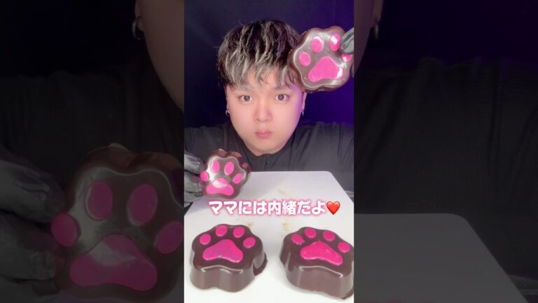 ママには内緒だよ…わんちゃんのチョコマシュマロ4つも食べたこと🐶