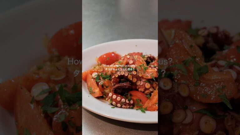このマリネやばすぎた... #タコ #トマト