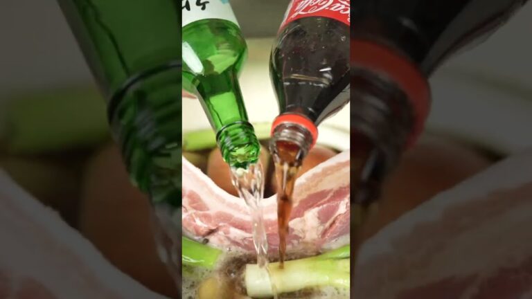 【1分韓国料理】コーラ&チャミスルで奇跡のポッサムができた。料理苦手な人でもOK！