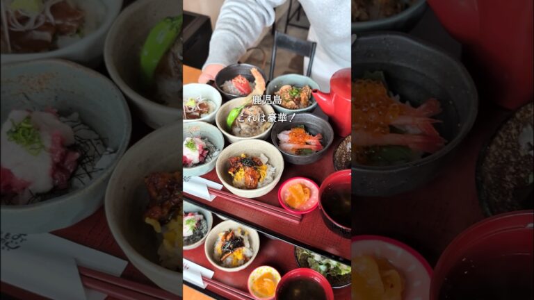 【曜日＆数量限定】縁起を担いだ豪華7種丼「いっすんぼうし」 #鹿児島グルメ #pr動画