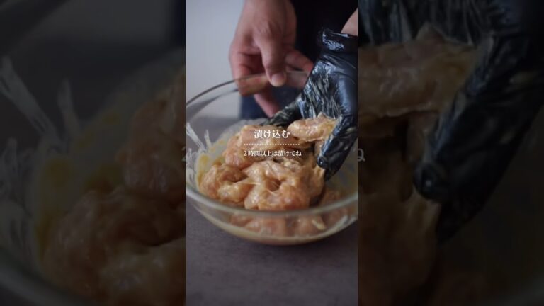 全ご家庭の定番になって欲しい！漬け込んで揚げるだけの絶品とり天 #料理 #揚げ物