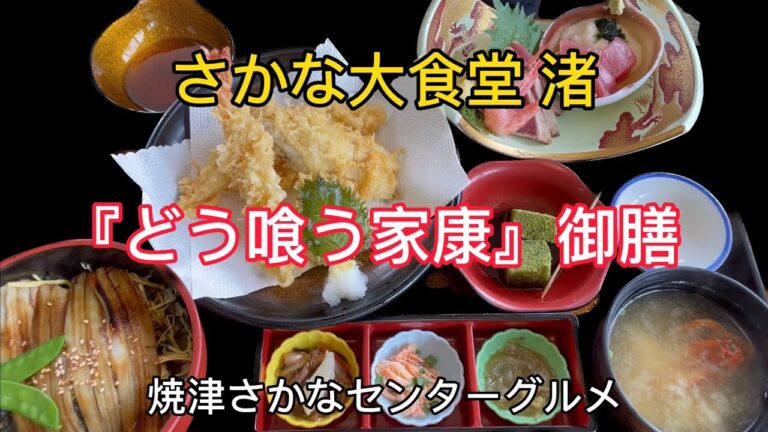 【さかな大食堂 渚】焼津さかなセンターの大衆食堂『どうする家康』御膳