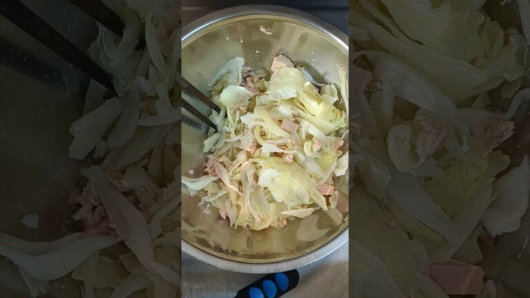 「キャベツとツナのマヨネーズサラダ」がひかえめに言って旨すぎる。#Shorts　#料理　#shortsfood