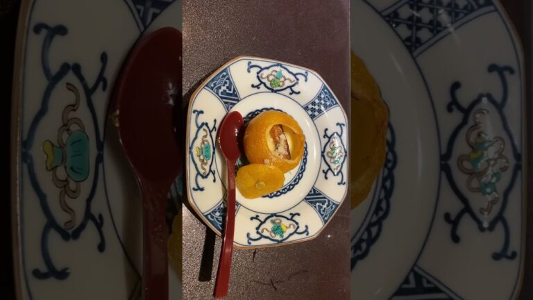 本日のご夕食　箸休め-真河豚白子柚子釜　065