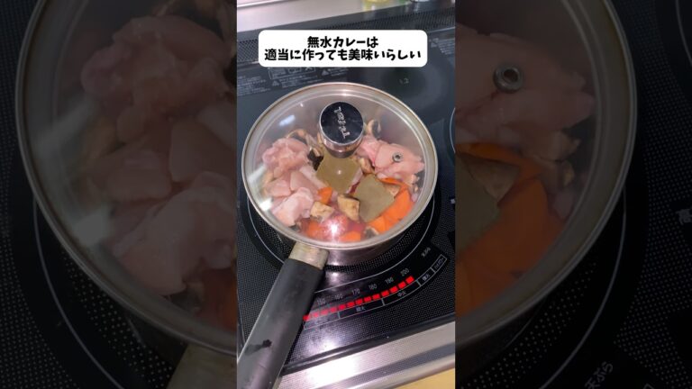 無水カレーは適当に作っても美味しいらしい