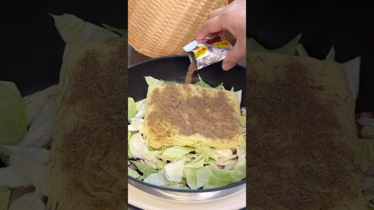 革命的！マルちゃん焼きそば作り方！フタして放置出来上がり！#マルちゃん焼きそば #焼きそばの作り方#shorts