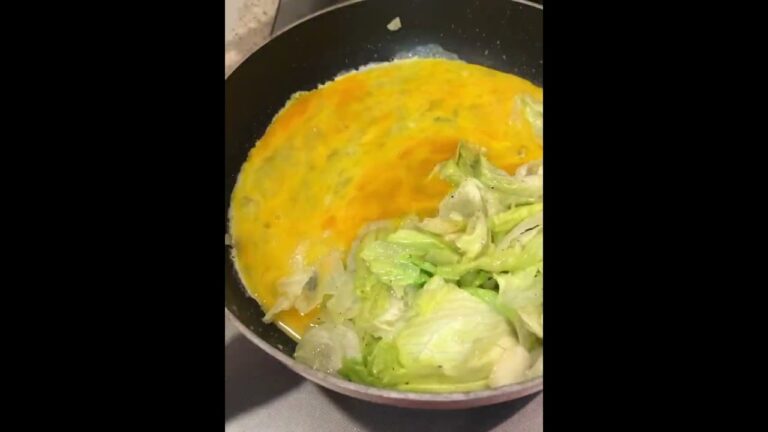 レタスと卵を炒めるだけ(高速版)