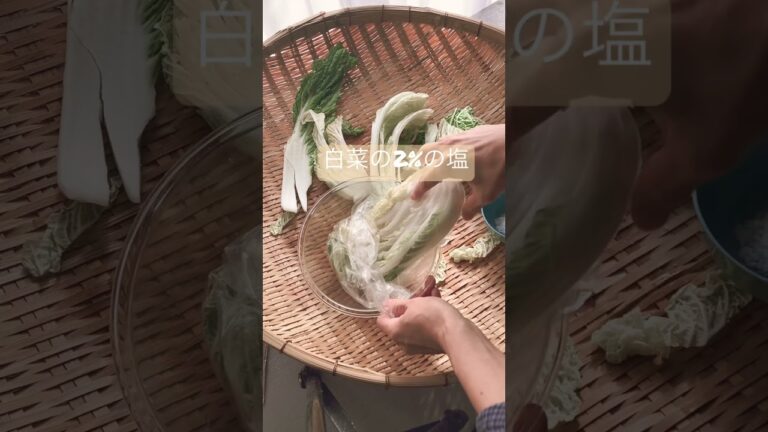 カンタン！白菜の浅漬け# #簡単レシピ #白菜