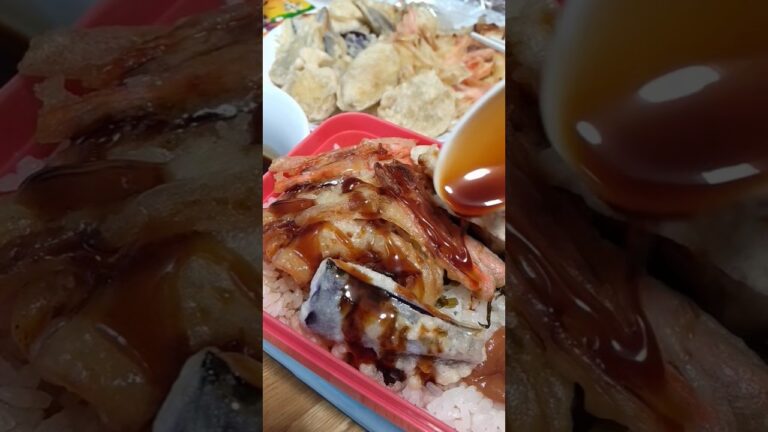 店に怒られる【天丼のタレレシピ】簡単なのに店よりうまい#料理 #天丼 #天ぷら#日本料理 #食レポ