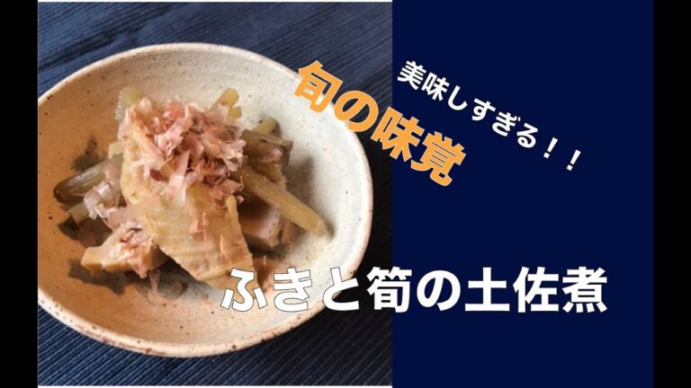 omochi's vlog #3  美味しすぎる！ふきと筍の土佐煮を作る