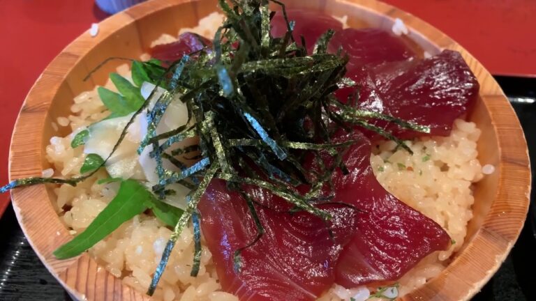 伊勢市おはらい町　すし久　てこね寿司　お待ちどうさま