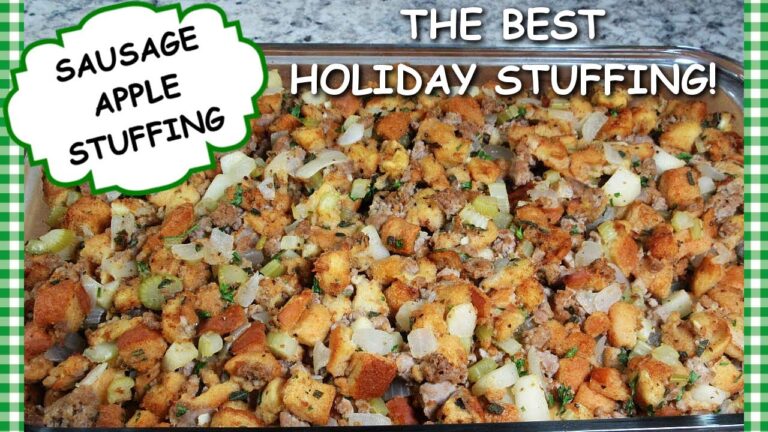 BEST Sausage Stuffing Recipe | Sausage Holiday Stuffing | Game Changer!!!